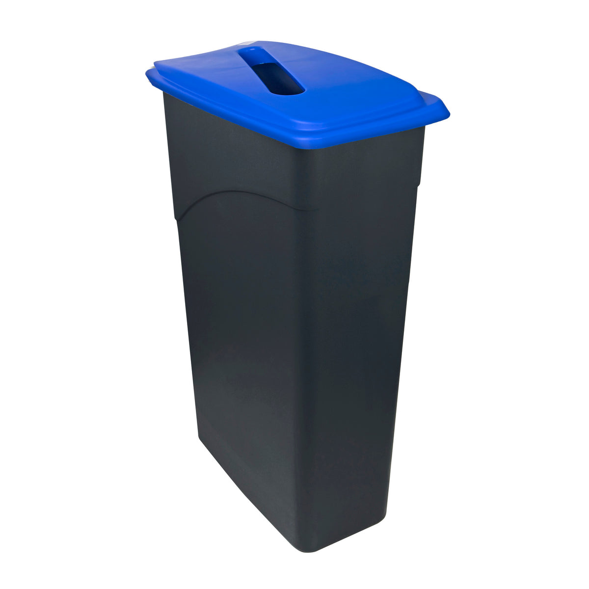 Robert Scott Recycling Wall Hugger Bin & Lid 90L – Blue Slot
