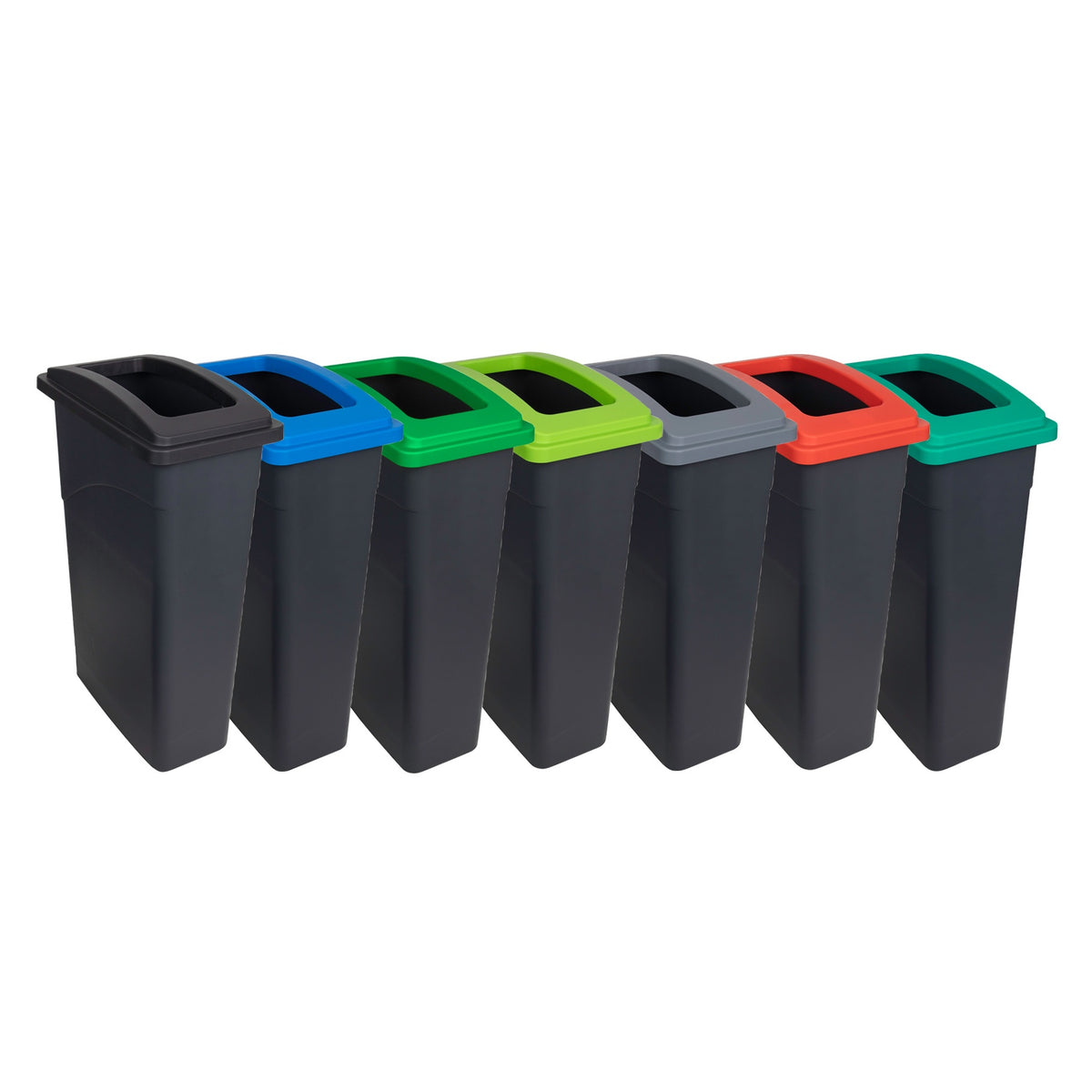 Robert Scott Recycling Wall Hugger Bin 90L & Lid