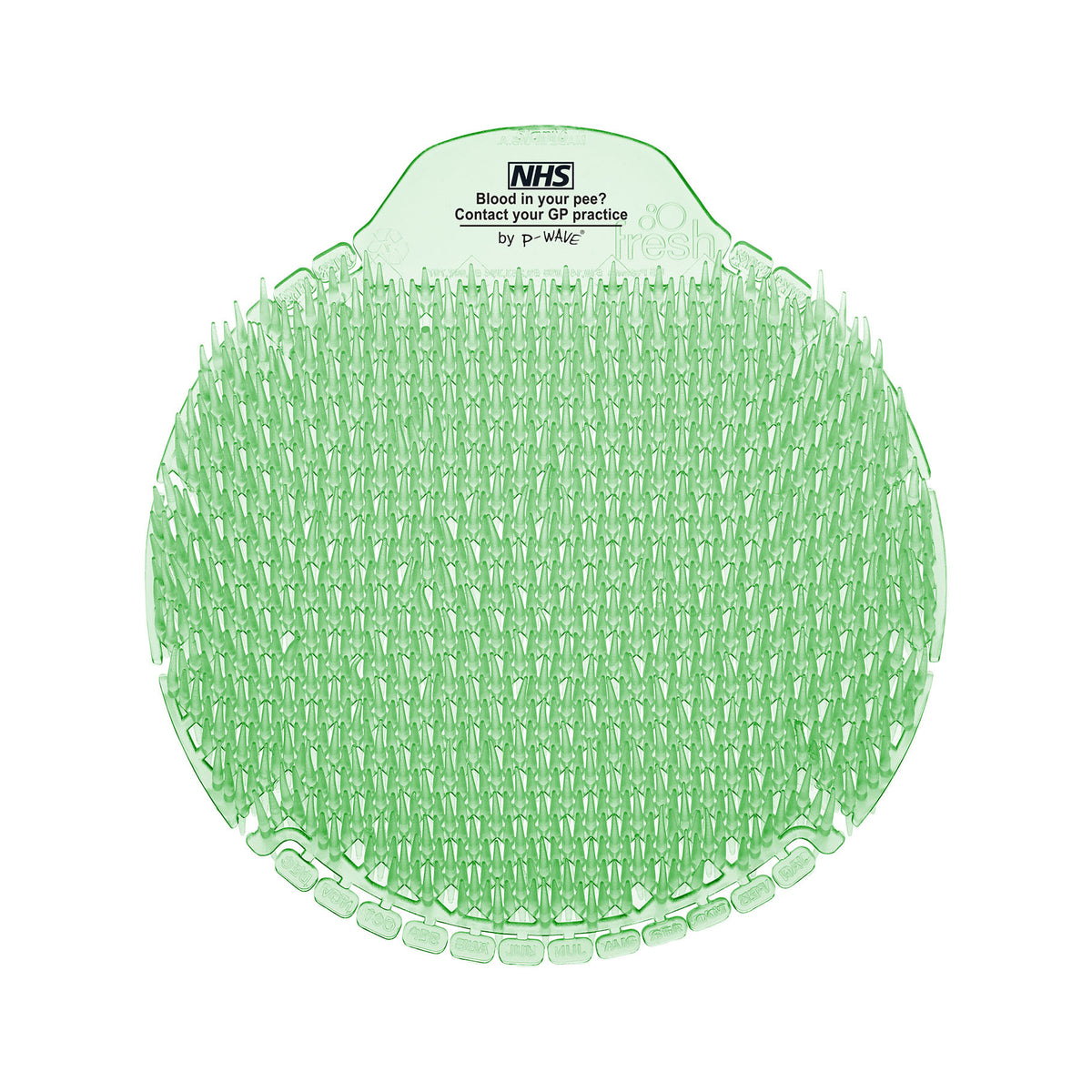 Robert Scott P-Wave® Slant6 NHS Urinal Screen – Box of 60 – Cucummelon