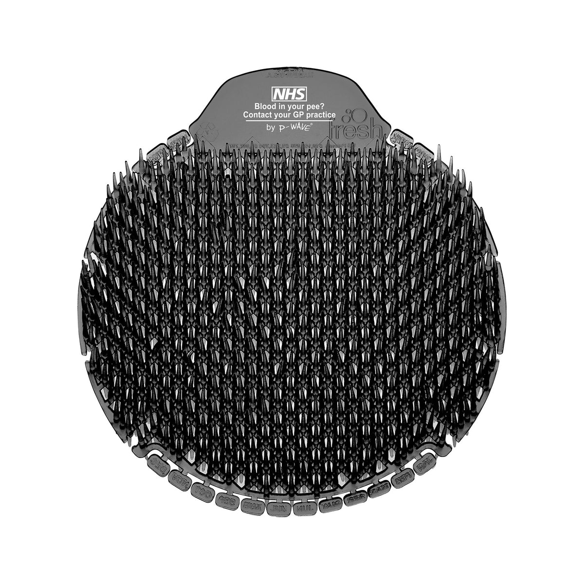 Robert Scott P-Wave® Slant6 NHS Urinal Screen – Box of 60 – Midnight