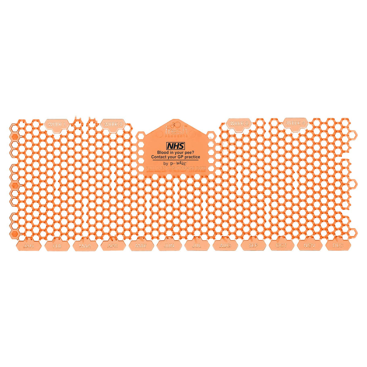 Robert Scott P-Wave® Trough NHS Urinal Screen – Box of 36 – Mango