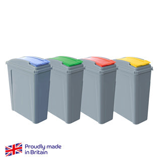 Contract Waste Recycling Bin & Lid 25L