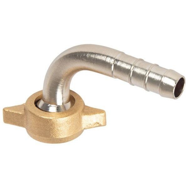 Tecomec 90° Hosetail with Flynut – 8304007