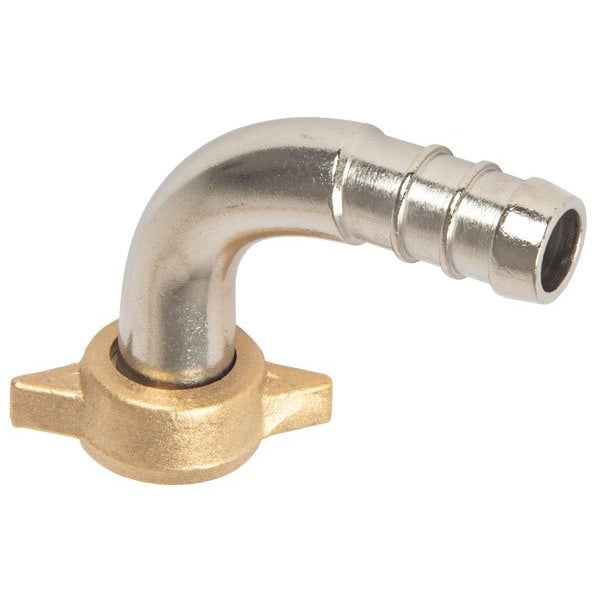 Tecomec 90° Hosetail with Flynut – 8304008